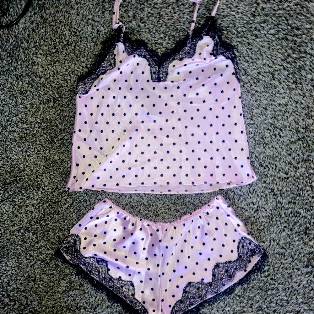 Satin pajama set